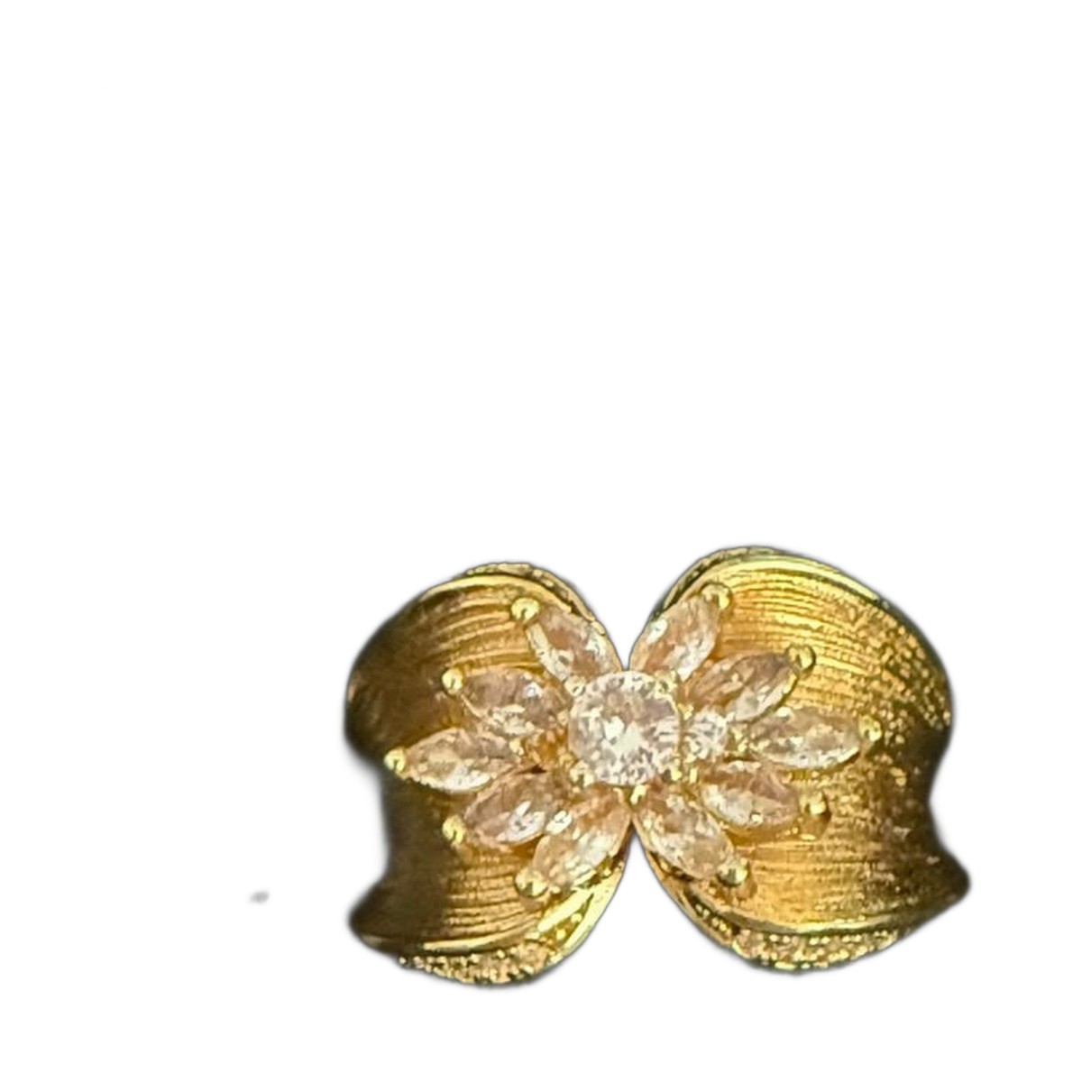 Gold Bow Ring
