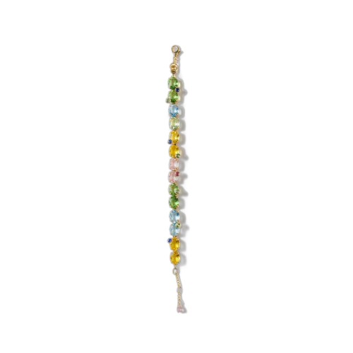 Delicate Rainbow Gemstone Bracelet