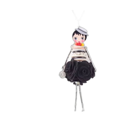 Little Doll Pendant — Noir